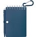Lig Mini Recyceltes Outdoor-Softcover Notizbuch und Kugelschreiber Set (schwarze Mine), Ozeanblau