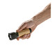 Lucid 3W Taschenlampe aus RCS recycelt. Kunststoff & Bambus, schwarz, braun