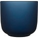 Male Set aus Holztablett und Glastassen, matt, hale blau