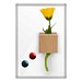 Mini-Vase Magnet, 1-seit. Druck