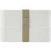 MIYO POP 700 + 700 ml doppelschichtige Lunchbox, weiss