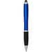 Nash RCS Stylus Kugelschreiber aus recyceltem Kunststoff mit farbigem Schaft und schwarzem Griff (blaue Tinte), royalblau