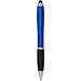 Nash RCS Stylus Kugelschreiber aus recyceltem Kunststoff mit farbigem Schaft und schwarzem Griff (schwarze Tinte), royalblau