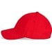 NATHAN. Kappe aus 100 % Baumwolle (260 g/m²) mit 6 Paneelen, Rot