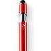 NEIL. Kugelschreiber mit Gehäuse aus recyceltem Aluminium (100% rAL) und Touch-Pen Druckknopf, Rot