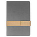 Notizbuch mit Magnetverschluss , grau