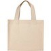 Odessa Mini-Tragetasche mit Bodenfalte aus 220 g/m² GRS Recyclingbaumwolle 9L, natur