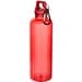 Oregon 750 ml RCS-zertifizierte Trinkflasche aus recyceltem Kunststoff mit Karabinerhaken, rot