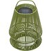 Originalhome Lampion tragbare Laterne aus recyceltem Material, grün