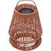 Originalhome Lampion tragbare Laterne aus recyceltem Material, ziegelstein