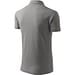 Polohemd Herren Pique Polo, 2XL, dunkelgrau melliert