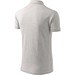 Polohemd Herren Pique Polo, XL, hellgrau melliert