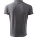 Polohemd Herren Pique Polo, XL, stahlgrau
