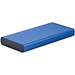 Powerbank aus recyceltem Aluminium 10.000 mAh, blau