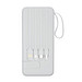 Powerbank MULTI CHARGE 10.000 mAh,weiß