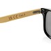 Prism Sonnenbrille aus RCS rec. Kunststoff mit Bambusbügeln, braun