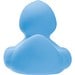 Quietscheente aus PVC JULIA, hellblau