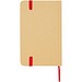 Reed A6 Hardcover Notizbuch, blanko, aus recyceltem Material, rot