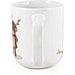 REINDEER. Becher mit Weihnachtsdruck 330 ml, Weiß