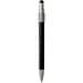 Rill RCS recycelter Kugelschreiber mit Stylus und Fidget Spinner (blaue Mine), schwarz