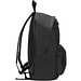 ROSARIO. Klassischer Rucksack mit zeitlosem Design aus recyceltem 600D Polyester, Schwarz