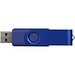 Rotate Metallic USB-Stick, blau, 2GB