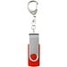 Rotate mit Schlüsselanhänger USB-Stick, mittelrot, 64GB
