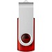 Rotate Transculent USB-Stick, rot, 16GB
