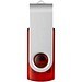 Rotate Transculent USB-Stick, rot, 4GB