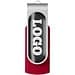 Rotate USB-Stick 3.0 mit Doming, rot, 64GB