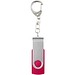 Rotate USB-Stick 3.0 mit Schlüsselanhänger, magenta, 16GB