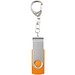 Rotate USB-Stick 3.0 mit Schlüsselanhänger, orange, 128GB