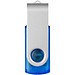 Rotate USB-Stick 3.0 transparent, blau, 128GB