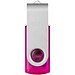 Rotate USB-Stick 3.0 transparent, rosa, 128GB