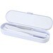 Runa Besteckset mit Bambusdeckel, weiss