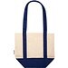 Sam 320 g/m² Mini-Tragetasche aus GRS recycelter Baumwolle, navy