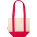 Sam 320 g/m² Mini-Tragetasche aus GRS recycelter Baumwolle, rot
