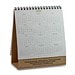 Samenpapier-Tischkalender, Weihnachten, Minze, 1-seit. Druck