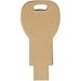 Schlüssel USB-Stick 2.0 aus recyceltem Papier, Kraftpapier, 64GB