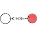 Schlüsselanhänger mit Einkaufschip, rot