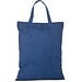 SIENA. Faltbare Tasche aus Baumwolle (50%), receycelte Baumwolle (30%) und Polyester (20% rPET) (140 g/m²), Blau