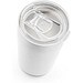 SLIDER. Reisebecher (Sublimation) aus Edelstahl 380 ml, Weiß