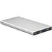 Solar Powerbank 8000 mAh, Mattsilber