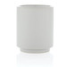 Stapelbare Keramiktasse, weiß