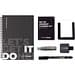 STARTER KIT INFINITEBOOK. Set bestehend aus einem Infinitebook mit Hardcover, einem Reinigungsset, einem Marker und einem Kugelschreiberhalter, Schwarz