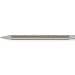 uma® Metall-Kugelschreiber Straight SI, blaue Mine, Edelstahl