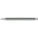 uma® Metall-Kugelschreiber Straight SI, blaue Mine, grau