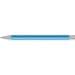 uma® Metall-Kugelschreiber Straight SI, blaue Mine, hellblau