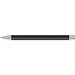 uma® Metall-Kugelschreiber Straight SI, blaue Mine, schwarz