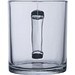 Sublimationstasse aus Glas BARBARA, transparent